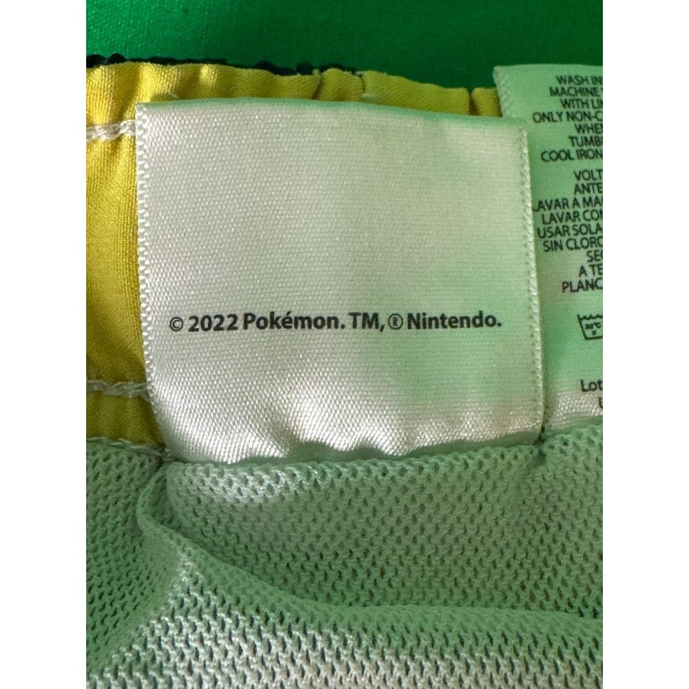 Pokémon Pikachu Kids Swim Trunks 6/7 2022 Edition Elastic Waist Bright Blue Y - Picture 3 of 6